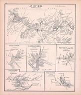 Andover, New Hampshire State Atlas 1892 Uncolored